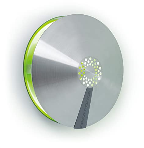 Dekorative Insektenfalle mit Klebefolie Aura Silber 22 W bis 40 m²