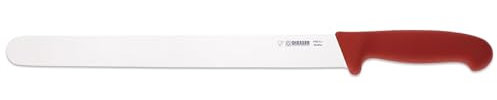 Giesser Aufschnittmesser, Coltello da prosciutto Unisex, Rosso, M