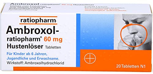 AMBROXOL-ratiopharm 60 mg Hustenlöser Tabletten 20 St
