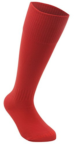 Sondico Kids Football Socks Breathable Sports Training Accessories Red Junior 1-6