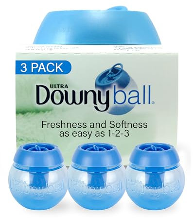 Downy Ball, Fabic Softener Dispenser (Pack of 3),Blue,22.86 x 22.86 x 7.62 cm; 226.8 Grams