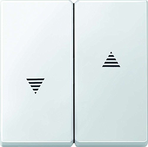 Merten Abdeckung Wechselschalter System M Polarweiß 434419