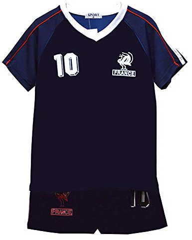 Standard fotboll sommarshorts pojkar nya flickor topp väst kit storlek ålder 2-14 år BNWT, Frankrike*, 13-14 Years