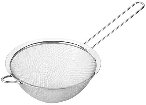Tala Stainless Steel Strainer, 20cm Diameter with fine Mesh, Perfect for washingand Straining Fruit, Vegetables, Rice and Salad Goods