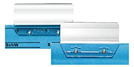 Herlitz Voll-Sichtreiter für Hängeregistratur, transparent, Breite 6 cm, 50 Stück, 10844744