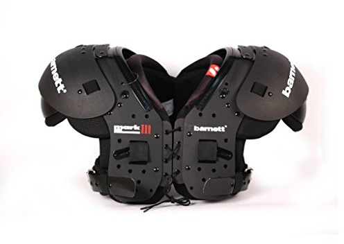 Mark III American Football Schulterschutz Profi, schwarz L