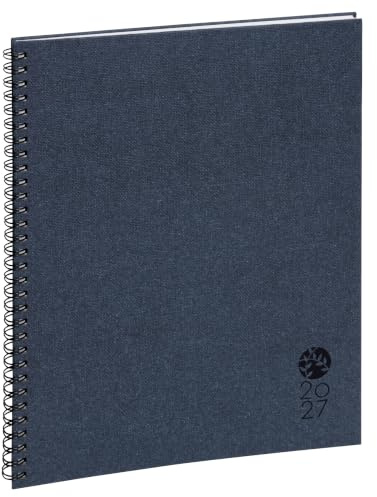 Exacompta – 27222E Eurotime 27 veckokalender, spiralbunden för evigt – 21 x 27 cm – januari till december 2024 – olika färger