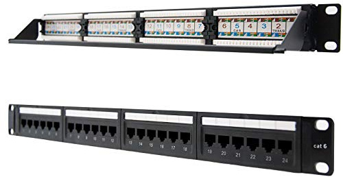 NANOCABLE PANEL PARCHEO 24P CAT.6 UTP 191U DUAL