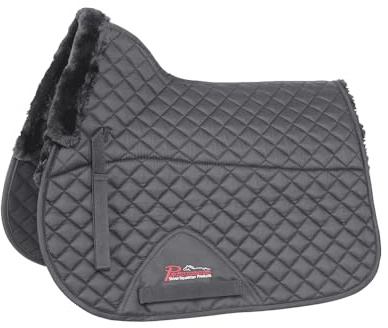 Shires – tamaño completo rendimiento Supafleece silla de montar, negro