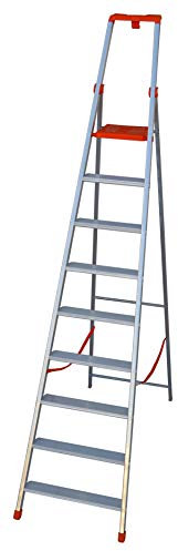 SCALA ALLUMINIO A FORBICE PROFESSIONALE GR.10