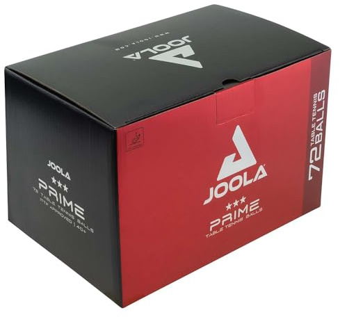 Joola Unisex – vuxen Prime 40+ bordtennisbollar, vit, en storlek