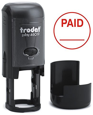 Trodat Printy Stempelautomat „Paid“ nachfüllbar rot