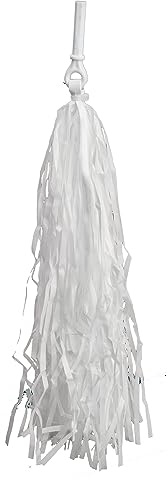 Sunlite Pom Pom Bicycle Streamers, White
