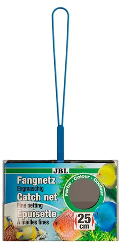 JBL - Retino da pesca Premium, con maglie sottili, per acquariofilia, 25 cm