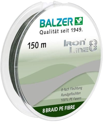 Balzer Iron Line 8 150 m Spule grün 0,08 mm/ 7,2 kg