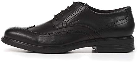 Geox U Dublin B, Zapatos para Hombre, Negro (Black), 41 EU