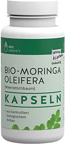 Gesund und Leben Bio Moringa Oleifara Nahrungsergänzungskapseln, 1er Pack (1 x 40 g)