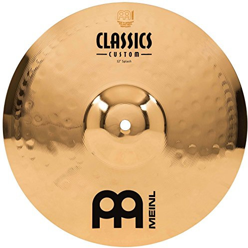 Meinl Cymbals Classics Custom Brilliant Plato Splash de 12 pulgadas (30,48cm) Platillos de Batería - Bronce B12, Acabado Brillante (CC12S-B)
