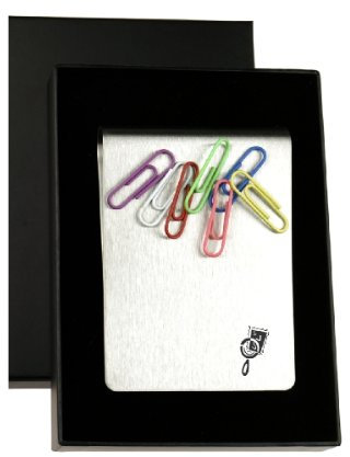 Büroklammernhalter Briefmarkensammler