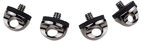 Instalacion rápida al trípode del Soporte de la Camara con el Tornillo para conectarlo al Cuello o a Las Correas de Las muñecas – Paquete de 4- Conexión rápida y Segura – Metal Durable