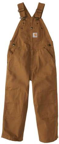 Carhartt Boys Loose Fit Canvas Overall, Carhartt Brown Canvas, 5