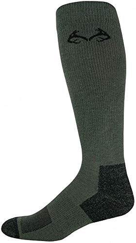 Realtree Chaussettes pour homme Insect Shield Large vert olive