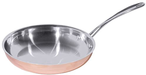 28 cm Flambierpfanne aus Kupfer