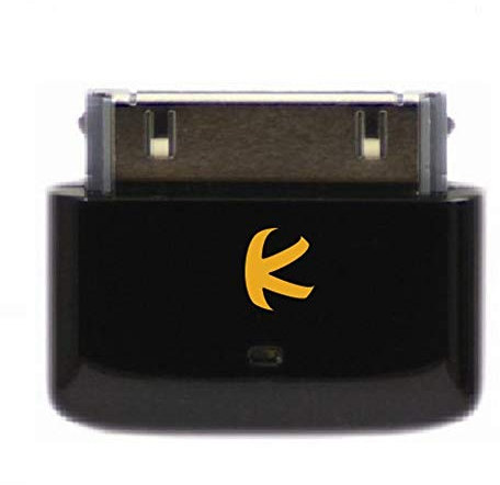KOKKIA i10s_black (Luxuriöse Schwarz) Mini-Bluetooth-iPod-Transmitter für iPod / iPhone / iPad mit echter Apple-Authentifizierung. Ermöglicht die Fernsteuerung und lokale Lautstärkeregelung für iPod / iPhone / iPad. Unterstützt Plug-and-Play und funktioniert mit dem neuesten iPod Nano (6. Generation), iPod Touch (4. Generation), iPhone 4S und iPad 3.