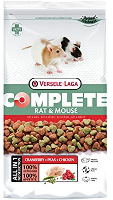 VERSELE-LAGA - Complete Rat & Mouse - Eiweißreiches extrudiertes Alleinfutter für Ratten und Mäuse - 2kg