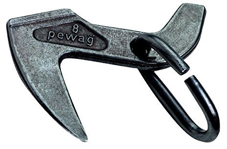 Crochet de blocage avec maillon de chaîne soudé pour chaîne de débardage