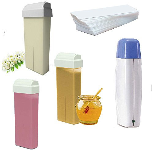 Nail Store, KIT SCALDACERA MONO + 3 CERE RULLO + STRISCE, Depilazione, Normale