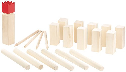 Playtastic Wikingerspiel Holz: Wikinger-Spiel aus Holz, ideal für Wiese, Strand & Co. (Holzspiel, Outdoorspiele, Holzspielzeug)