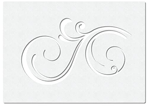 SK-Brush Ranke Barock Style - Stencil A5