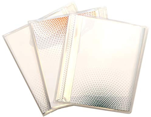 Clear Pocket 4 x 6 Format CocoPolka Photo Albums Pack of 3, Each Mini Album Has 24 See-Through Pockets. Flexible, Removable Covers.