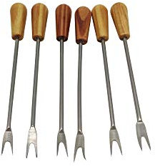 DOJA Barcelona | Forchettine Aperitivo | 12 Pezzi | Set di Forchette Finger Food in Acciaio Inox | Molteplici Usi: Crostacei, Spiedini, Gamberi, Gamberetti, Ostriche, Cocktail, Dessert e Tanto Altro