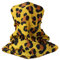 Leoodo Multifunktionstuch Unisex, Kopfbeckung Schweißband hochelastisch, Loop Schal Halswärmer Halstuch für Motorrad Wandern Outdoor, Blau Camouflage:Leopard Gelb