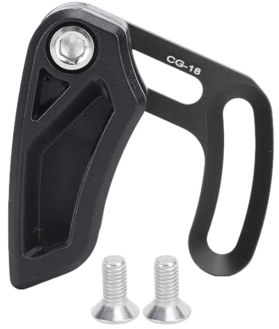 SUNGOOYUE Guía de Cadena de Bicicleta de Montaña Aleación de Aluminio Protector de Cadena de Disco de Dientes Positivo Negativo Guía de Cadena de 26T a 36T Protector de Plato de (Negro)