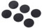 Hztuang 6pcs Joystick analogico Stick Sostituzione Pulsante Cappuccio per PSP 1000 Nera