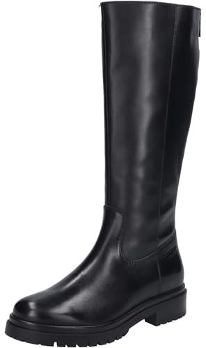 Josef Seibel Damen Klassische Stiefel Stacey 10,Weite G (Normal),Wechselfußbett,langschaftstiefel,reißverschluss,schwarz,40 EU
