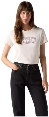 Levi's Women's The Perfect Tee T-Shirt, Ananda Floral Bw Fil, S