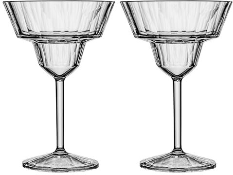 koziol Superglas Club No. 16, 2 pièces, 250 ML, Verre à Margarita en Plastique cristallin, Luxueux, incassable, réutilisable, fête, Camping, Set de 2 pièces