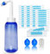 SAMLINSU Neti Pot Sinus Rinse Kit, Nasal Irrigation Nose Cleaner Wash Bottle 300ML, Nasal Rinse Salt sachets 40 Packets, Sinus Relief Rinse Kit for Adults, Kids, Allergic Rhinitis
