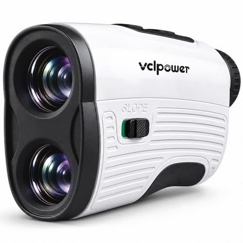 VCLPOWER Golf Rangefinder: 0.3s Ultra-Fast Flag Lock, ±0.5yd High Precision, 1200Y Laser Rangefinder with Slope,(100+ Uses per Full Charge) 7X Mag, Magnetic & Waterproof Gift for Golf Lovers