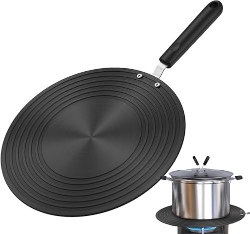 Induction Converter Disk - Multipurpose Cooking Diffuser, Portable Converter Plate | Precision Induction Cooktop Adapter Tool, Uniform Heat Distribution Kitchen Converter for Cooking Lovers