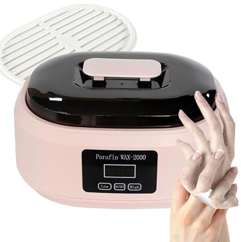 Riscaldatore di cera di paraffina per mani e piedi con controllo della temperatura, capacità 3500 ml di capacità di fusione rapida, bagno di paraffina per uso domestico e salone di bellezza