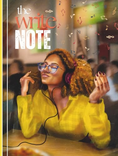 The Write Note - A Songwriter’s Notebook for Writing & Composing: 100-Pages of 6 Stave Blank Manuscript Paper & Lined Pages - Gift for Music Lovers, Teachers, and Students
