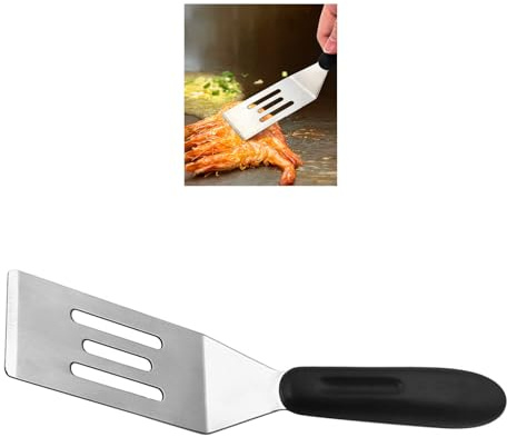 Haofy Professionell Spatel i Rostfritt Stål, Non-stick Köksredskap för Att Vända och Skopa, Japansk Mat och BBQ