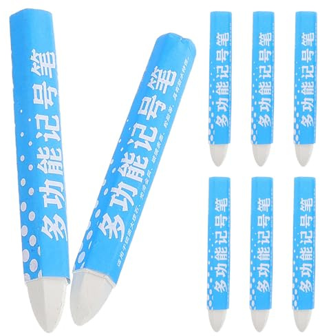 ifundom 8pcs White Car Tire Marker Pen Wax Marking Pen for Tire Marking