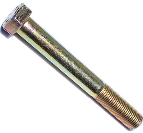 Hard-to-Find Fastener Grade 8 Fine Hex Cap Screws, Bulk Pack, Steel Hex Bolts for Construction, Home Improvement, 1/2-20 x 4, Pack of 10