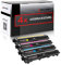 Logic-Seek 4 Toner kompatibel für Brother TN-242 TN-246 HL-3142 3152 3172 CW CDW DCP9017CDW - Schwarz 2.500 Seiten, Color je 2.200 Seiten